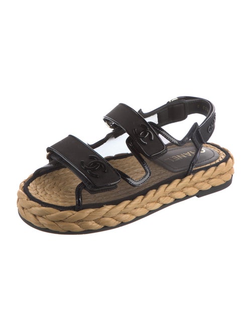 Chanel 2022 Interlocking CC Logo Espadrilles