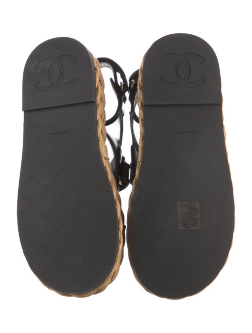 Chanel 2022 Interlocking CC Logo Espadrilles