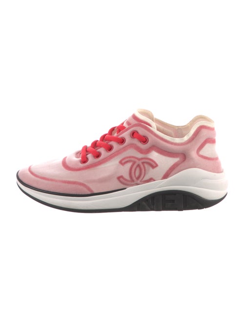 Chanel Interlocking CC Logo Mesh Sneakers