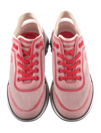 Chanel Interlocking CC Logo Mesh Sneakers