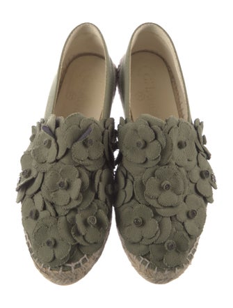 Chanel Interlocking CC Logo Espadrilles