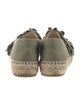 Chanel Interlocking CC Logo Espadrilles