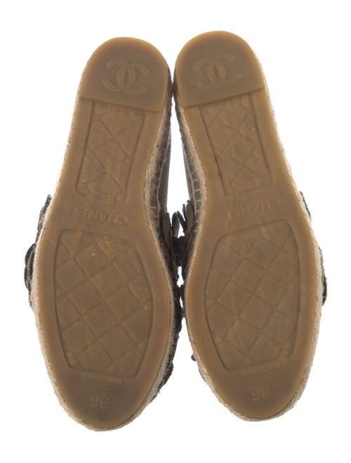 Chanel Interlocking CC Logo Espadrilles