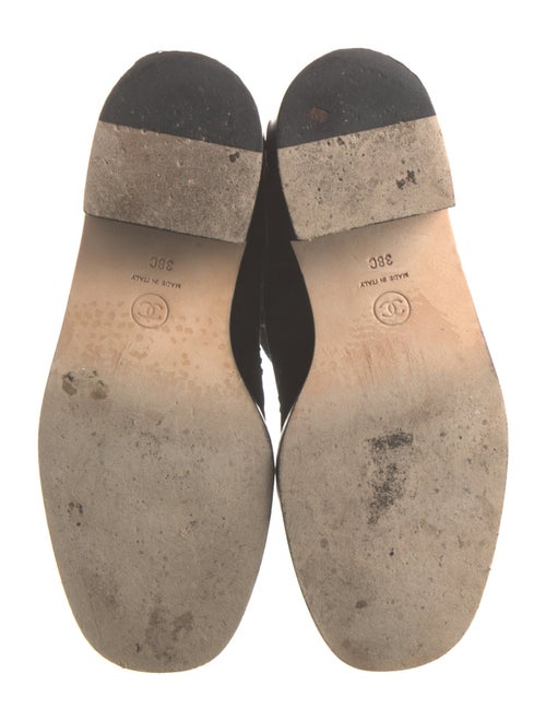 Chanel 2016 Interlocking CC Logo Lace-Up Boots