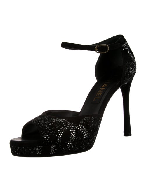 Chanel 2023 Interlocking CC Logo Sandals