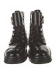 Chanel Interlocking CC Logo Lambskin Combat Boots