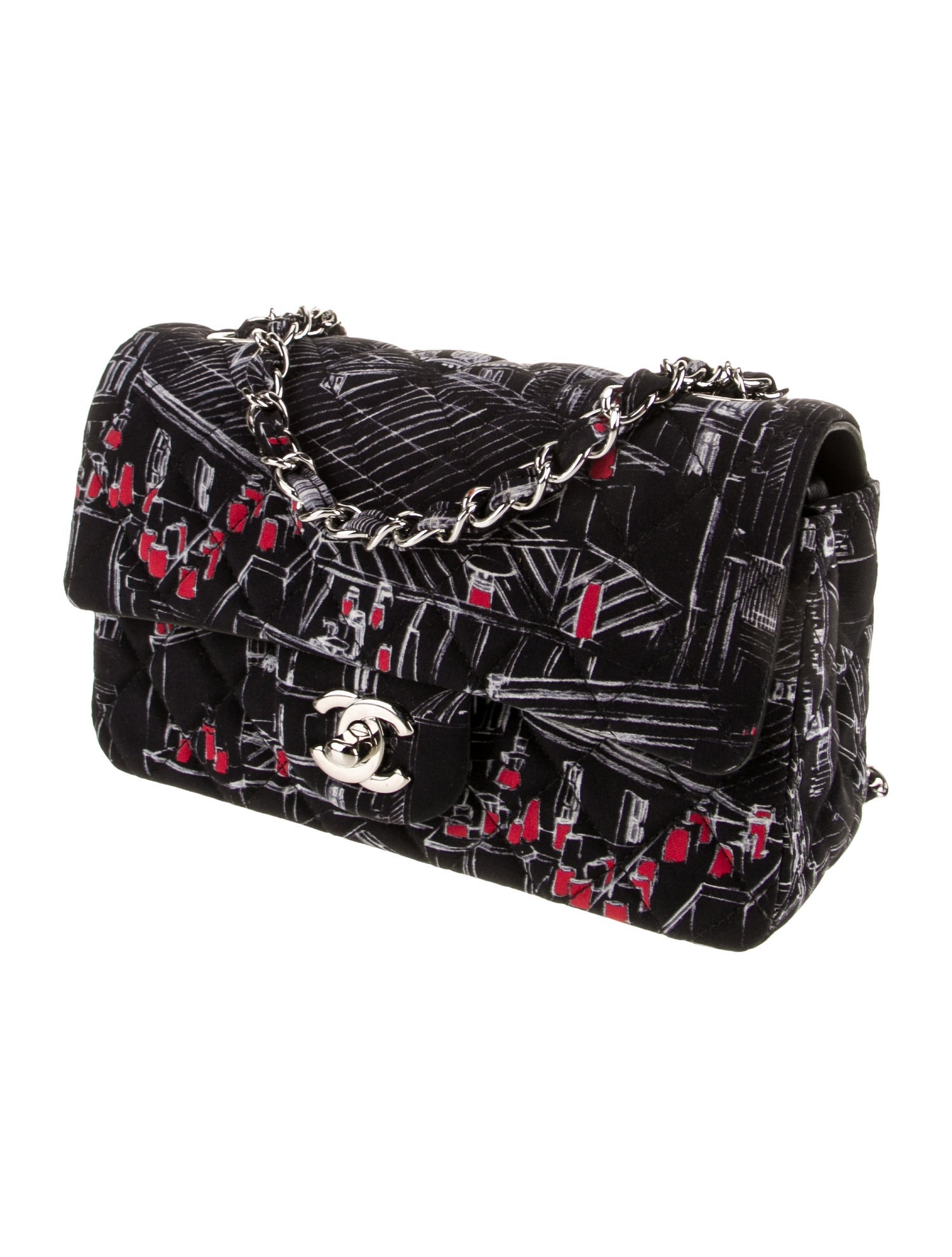Chanel Classic Parisian Rooftop Mini Flap Bag - Black Shoulder