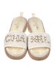 Chanel 2021 Chain-Link Accent Slides