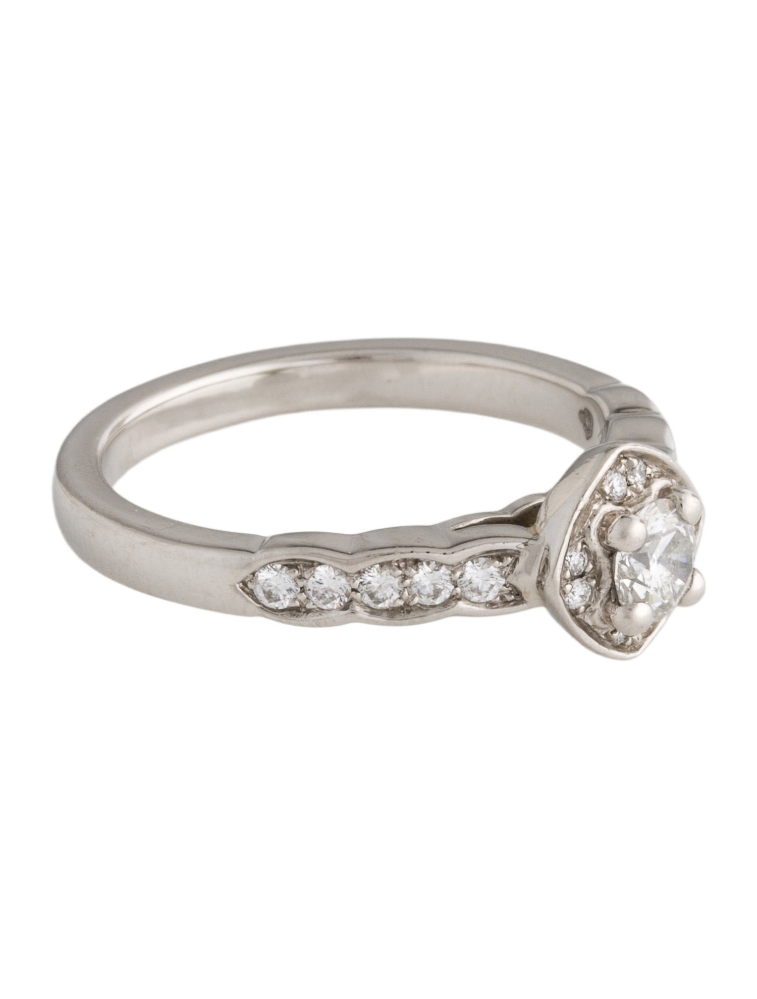 Chanel Platinum Diamond Cocktatil Ring