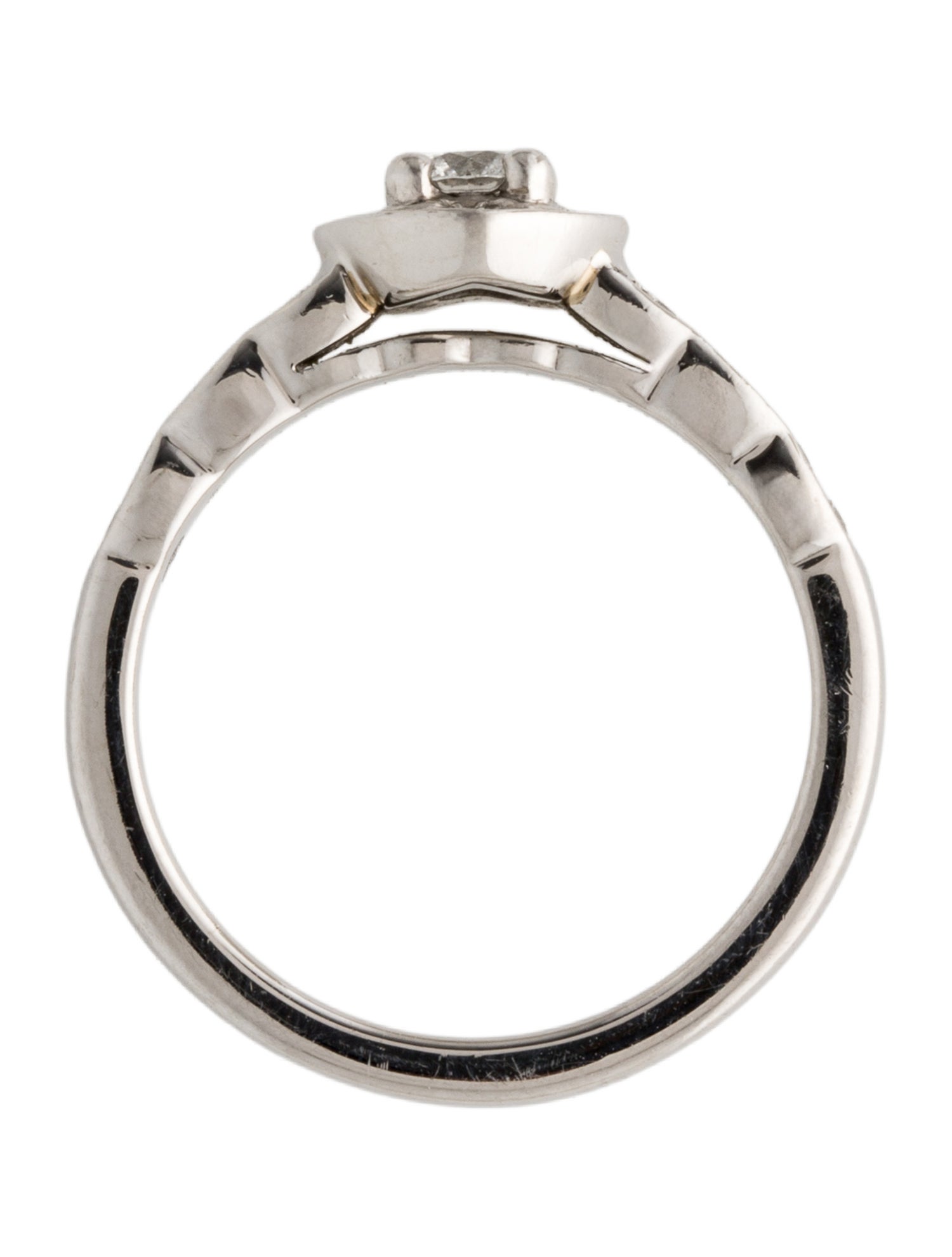 Chanel Platinum Diamond Cocktatil Ring