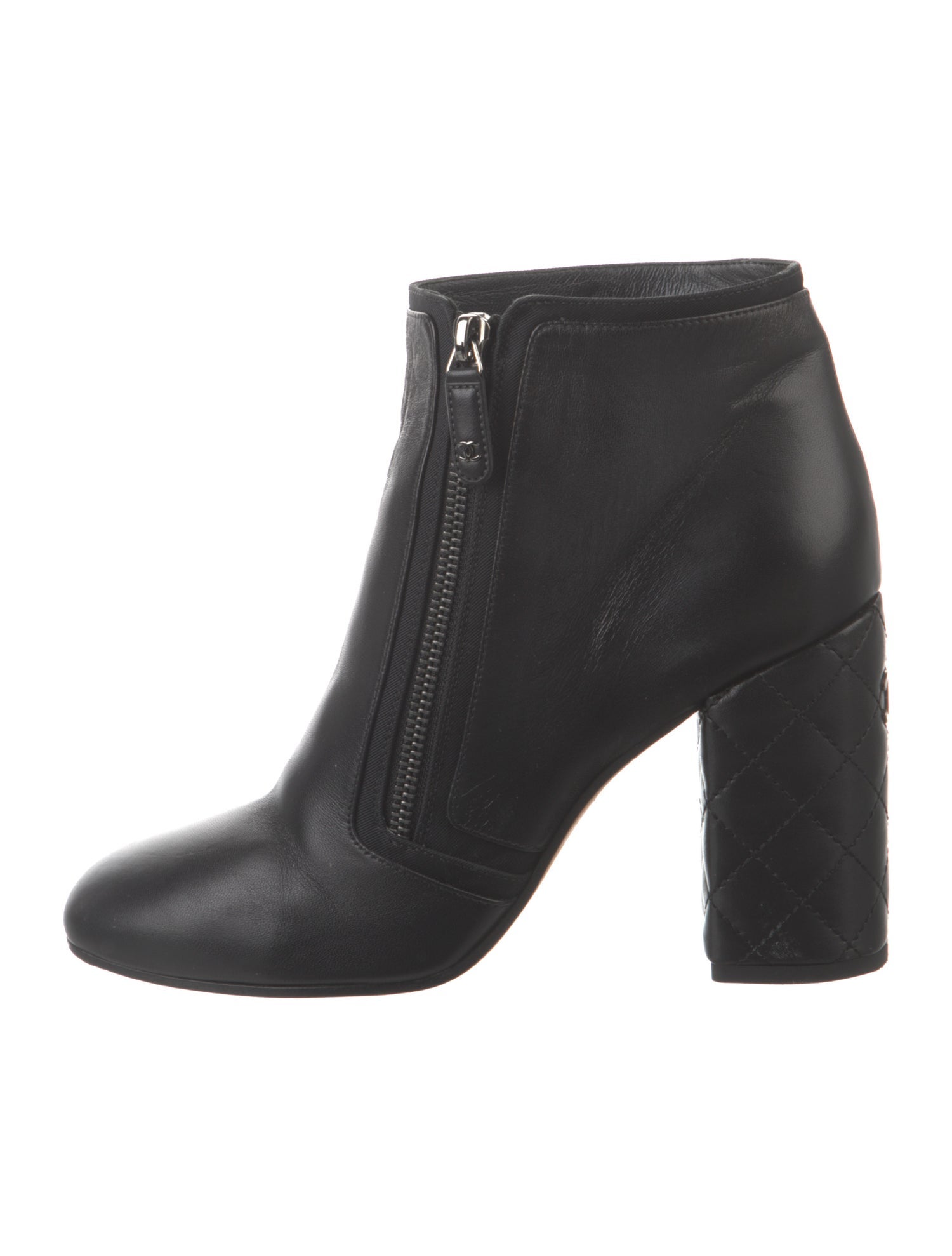 Chanel 2019 Interlocking CC Logo Boots