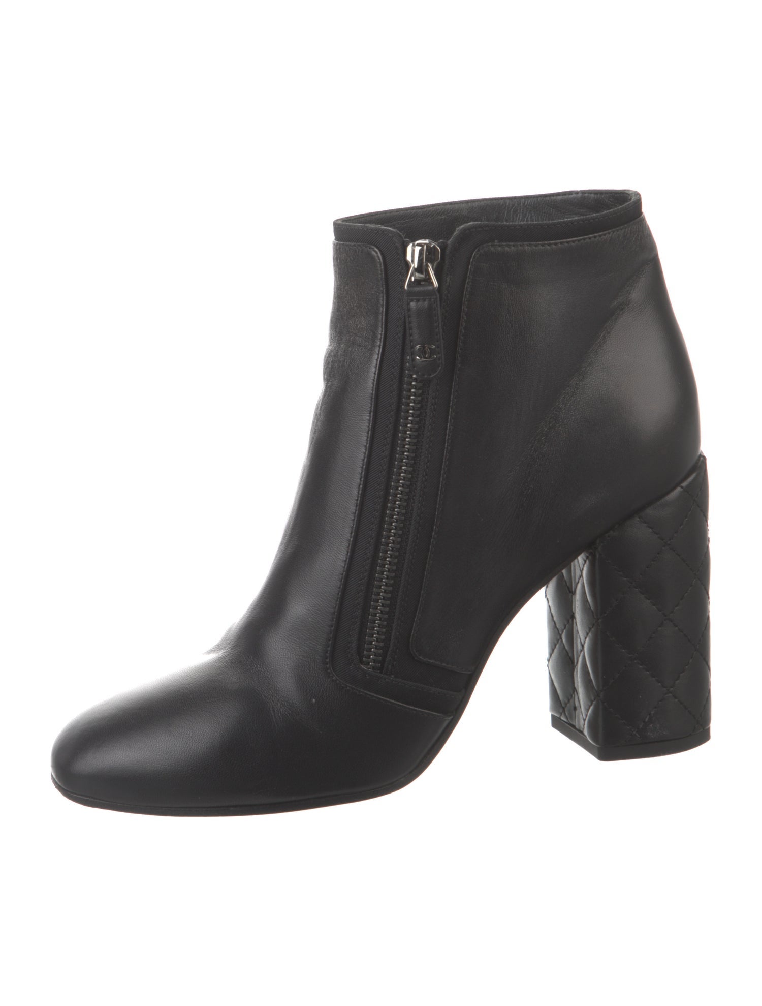 Chanel 2019 Interlocking CC Logo Boots