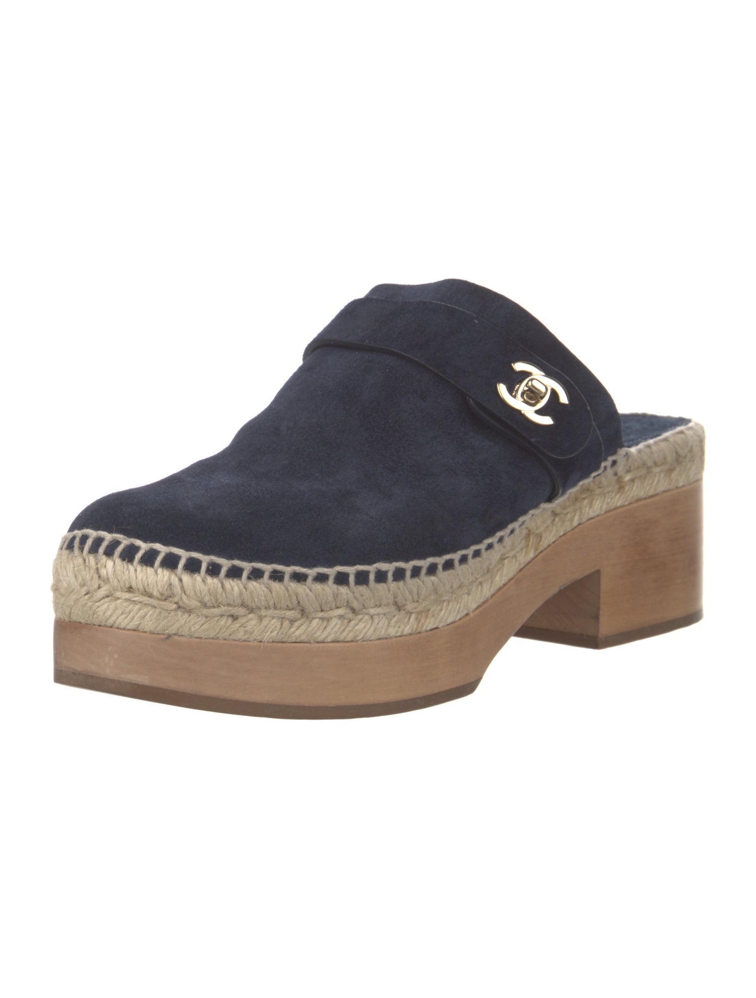 Chanel 2018 Interlocking CC Logo Mules