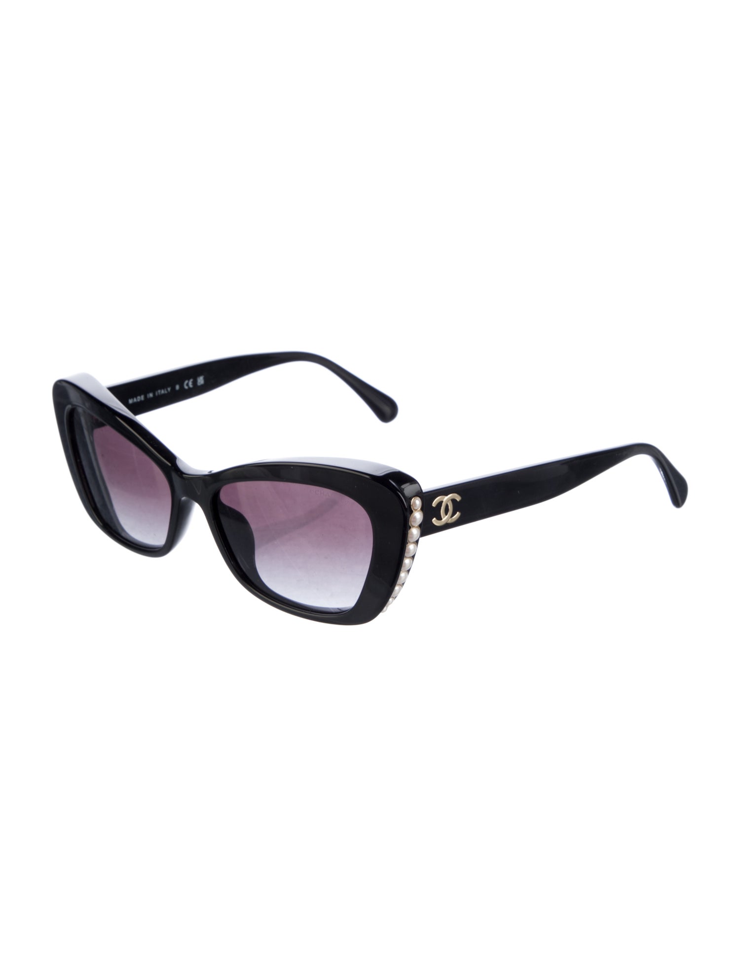 Chanel Interlocking CC Logo Cat-Eye Sunglasses