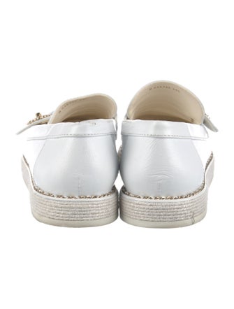 Chanel 2024 Chain-Link Accent Loafers