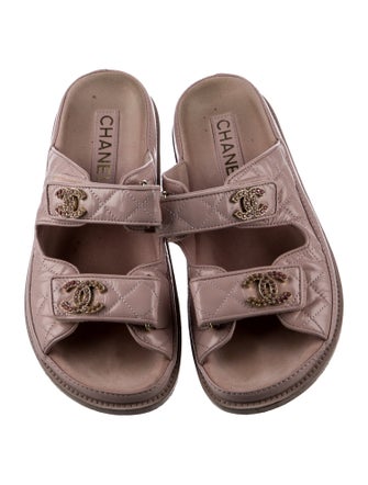 Chanel 2025 Interlocking CC Logo Slides