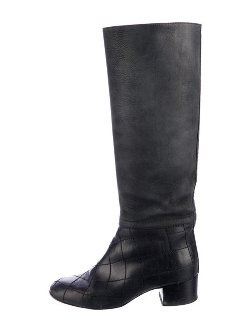 Chanel 2013 Quilted Pattern Riding Boots