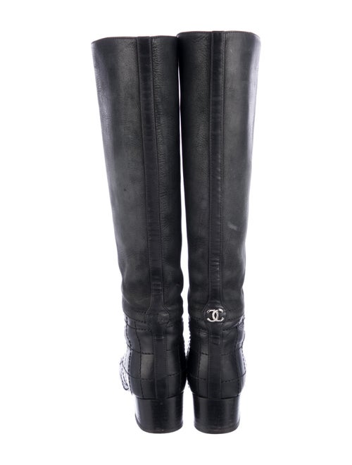 Chanel 2013 Quilted Pattern Riding Boots