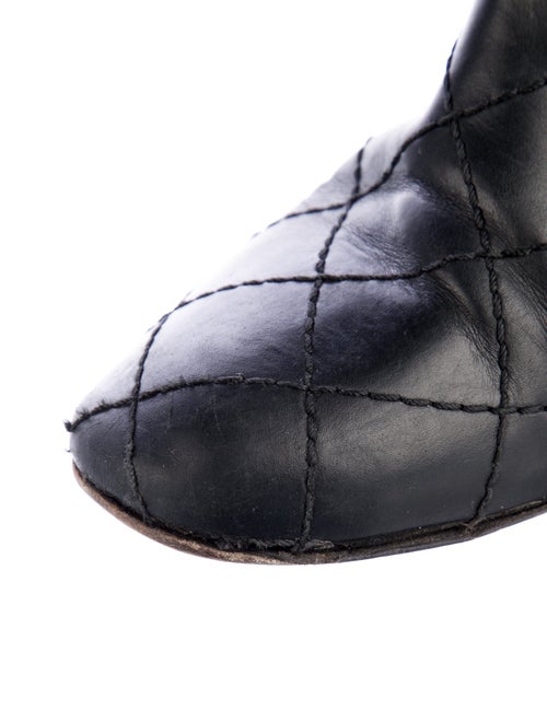 Chanel 2013 Quilted Pattern Riding Boots