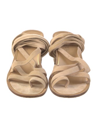 Chanel 2018 Interlocking CC Logo Gladiator Sandals