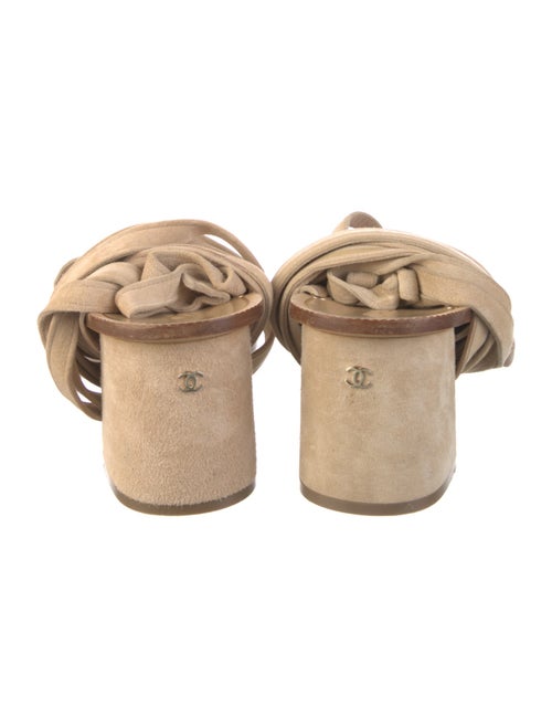 Chanel 2018 Interlocking CC Logo Gladiator Sandals