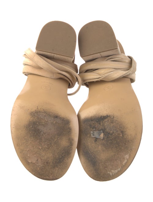 Chanel 2018 Interlocking CC Logo Gladiator Sandals