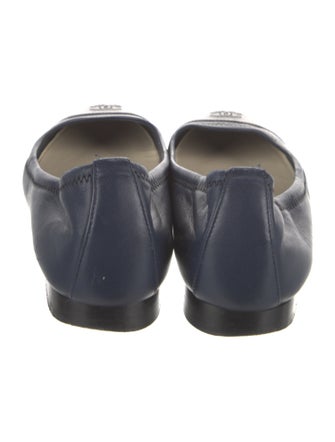 Chanel 2010's Interlocking CC Logo Ballet Flats