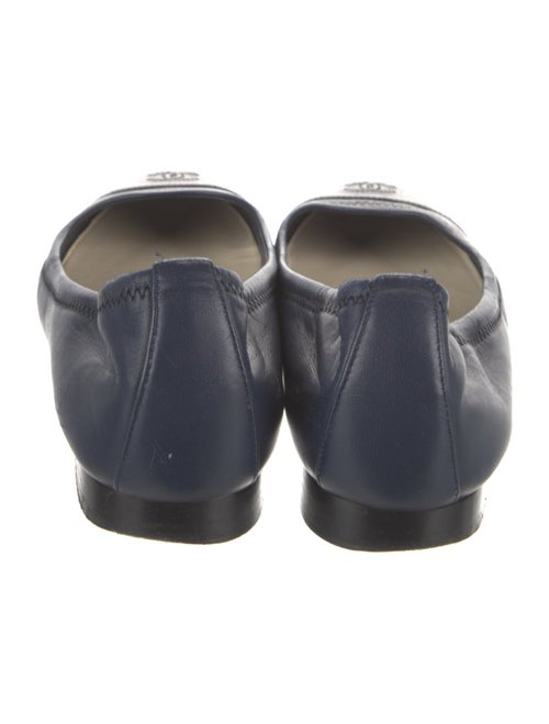 Chanel 2010's Interlocking CC Logo Ballet Flats