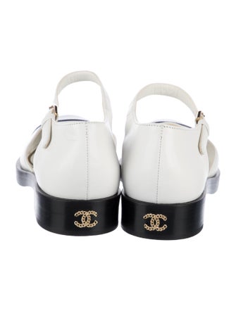 Chanel 2023 Interlocking CC Logo D'Orsay Flats
