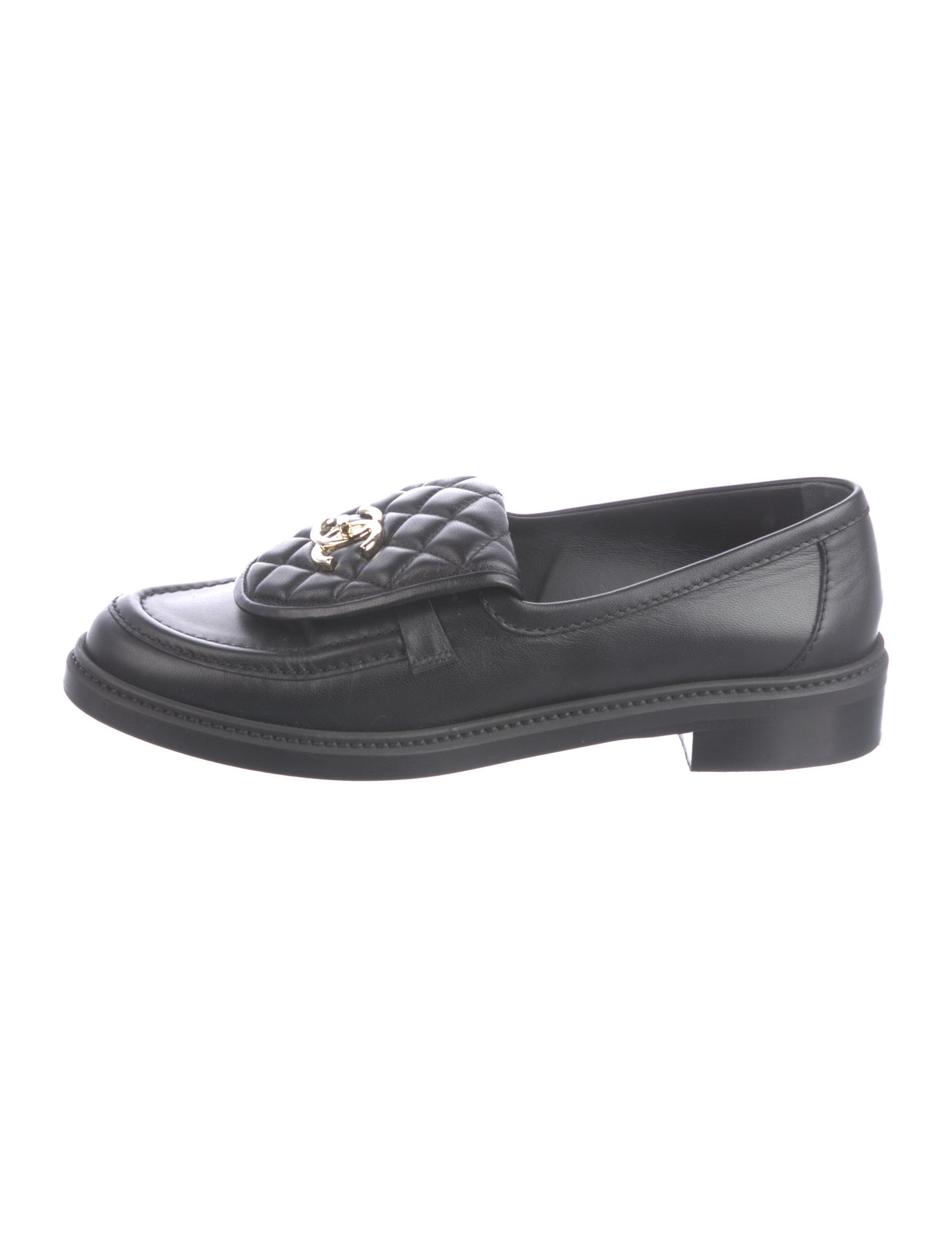 Chanel 2020 Interlocking CC Logo Loafers