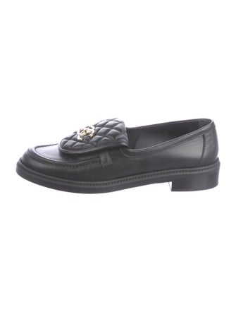 Chanel 2020 Interlocking CC Logo Loafers