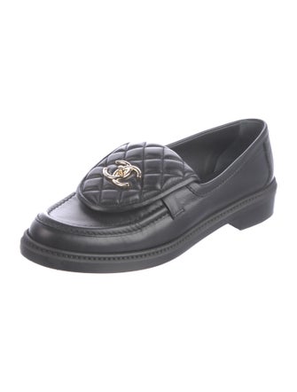Chanel 2020 Interlocking CC Logo Loafers