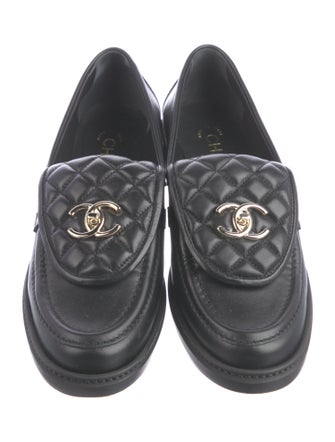 Chanel 2020 Interlocking CC Logo Loafers
