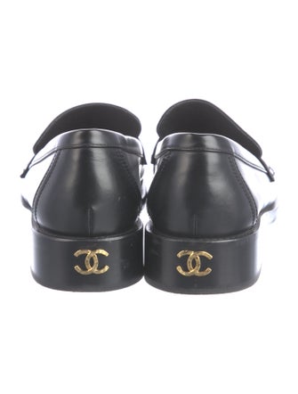 Chanel 2024 Interlocking CC Logo Loafers