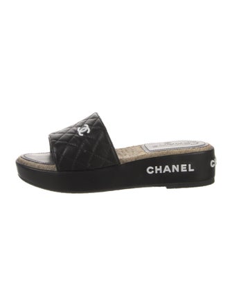 Chanel 2020 Interlocking CC Logo Slides