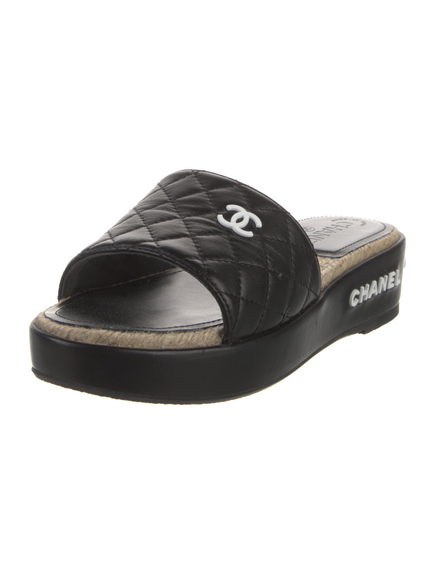 Chanel 2020 Interlocking CC Logo Slides