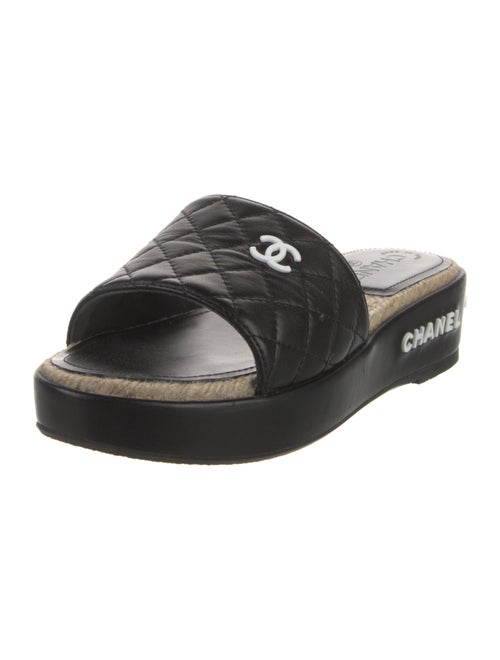 Chanel 2020 Interlocking CC Logo Slides