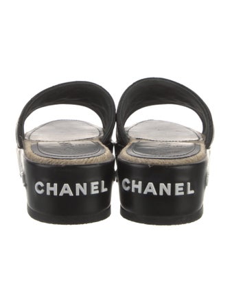 Chanel 2020 Interlocking CC Logo Slides