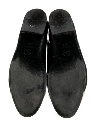 Chanel Interlocking CC Logo Patent Leather Ballet Flats