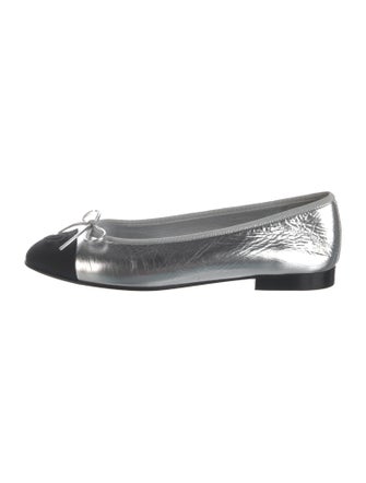 Chanel 2025 Interlocking CC Logo Ballet Flats