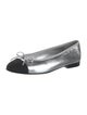 Chanel 2025 Interlocking CC Logo Ballet Flats