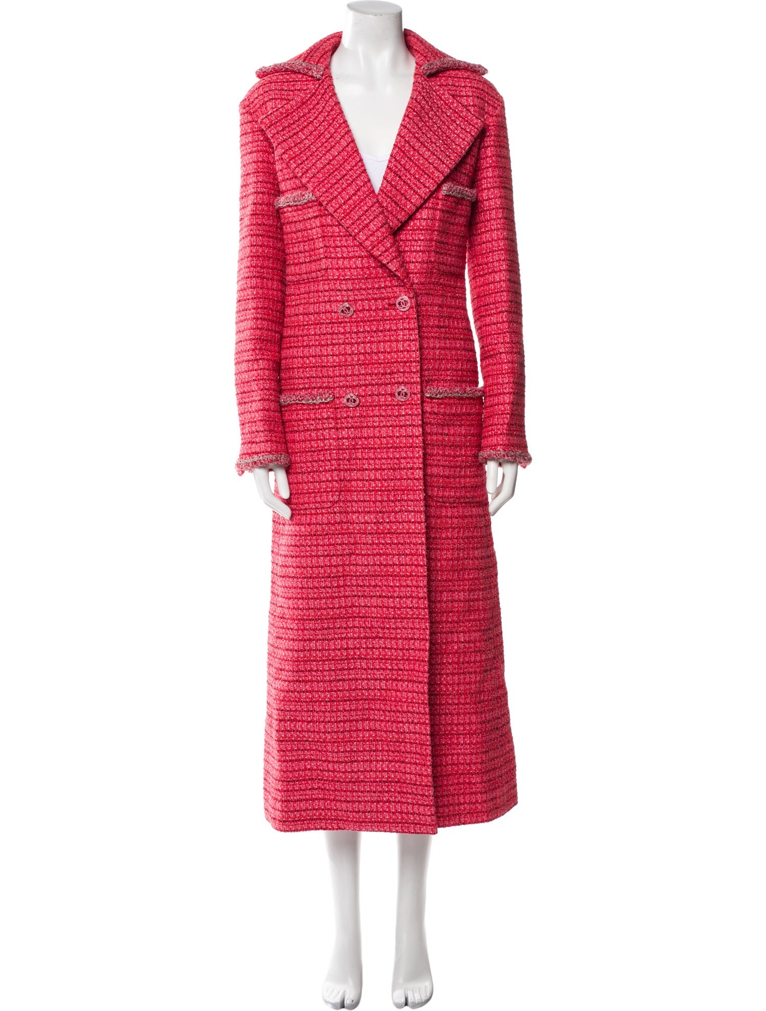Chanel 2020 Tweed Pattern Coat w/ Tags