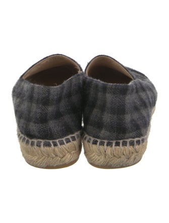 Chanel Interlocking CC Logo Wool Espadrilles