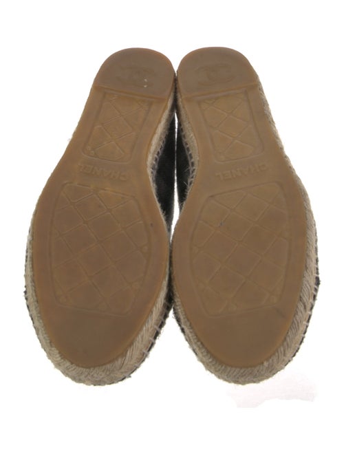 Chanel Interlocking CC Logo Wool Espadrilles