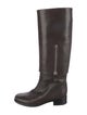 Chanel 2012 Interlocking CC Logo Riding Boots