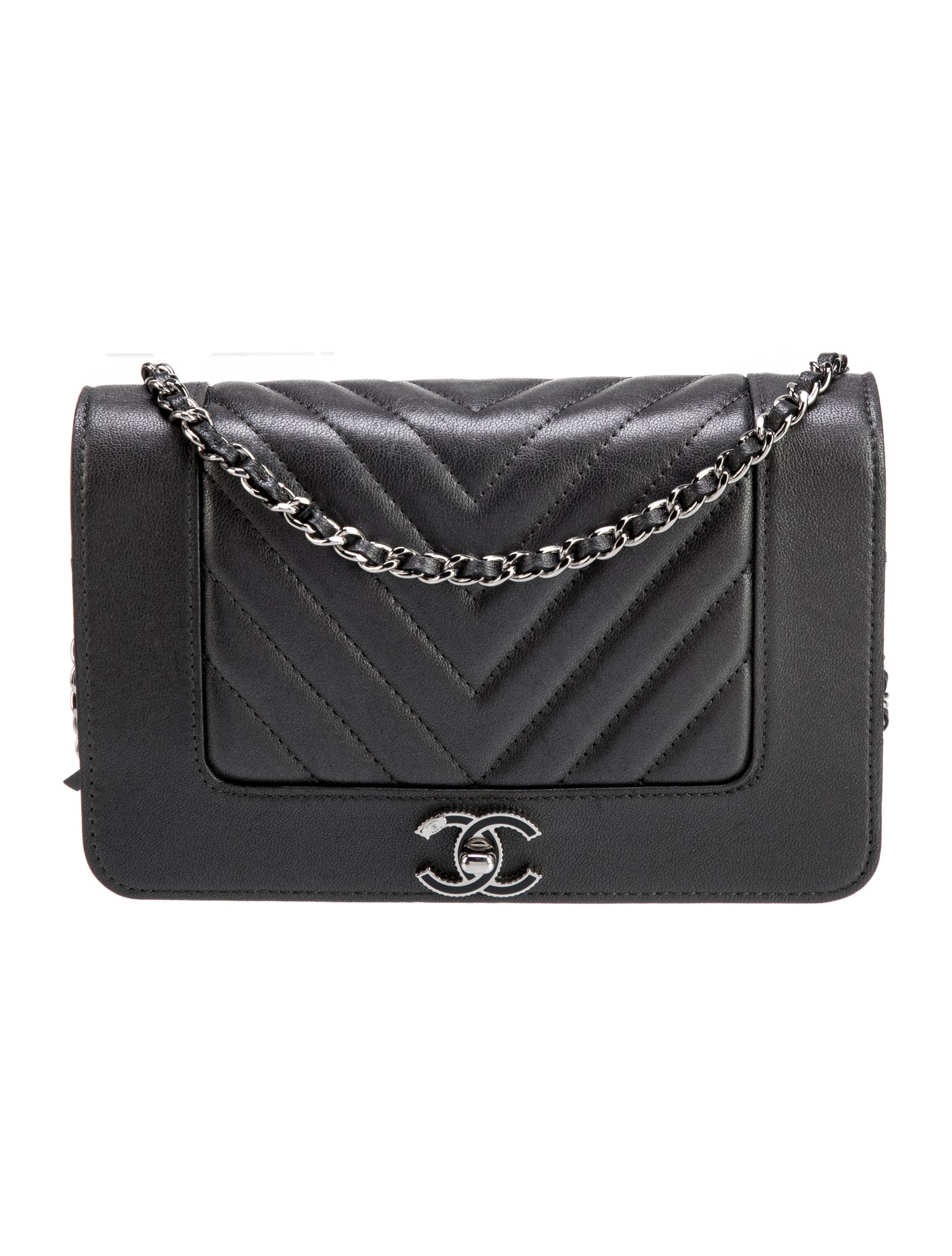 CHANEL★ CCチェーン スマートフォンホルダー Chanel Diamond Lock CC Phone Holder with Chain Quilted