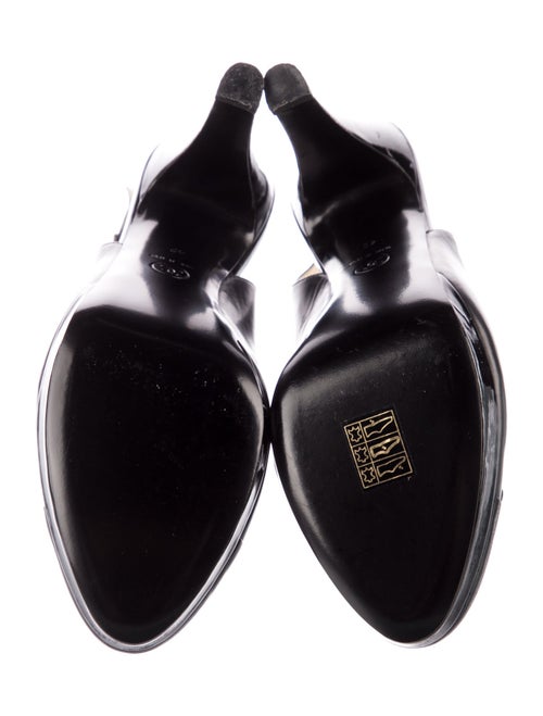 Chanel 2011 Interlocking CC Logo Slingback Pumps