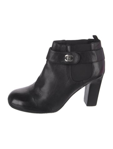 Chanel Boots 2013 Interlocking CC Logo IT 39.5 | 9.5