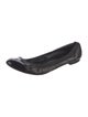 Chanel Interlocking CC Logo Leather Flats