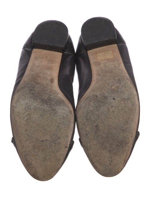 Chanel Interlocking CC Logo Leather Flats